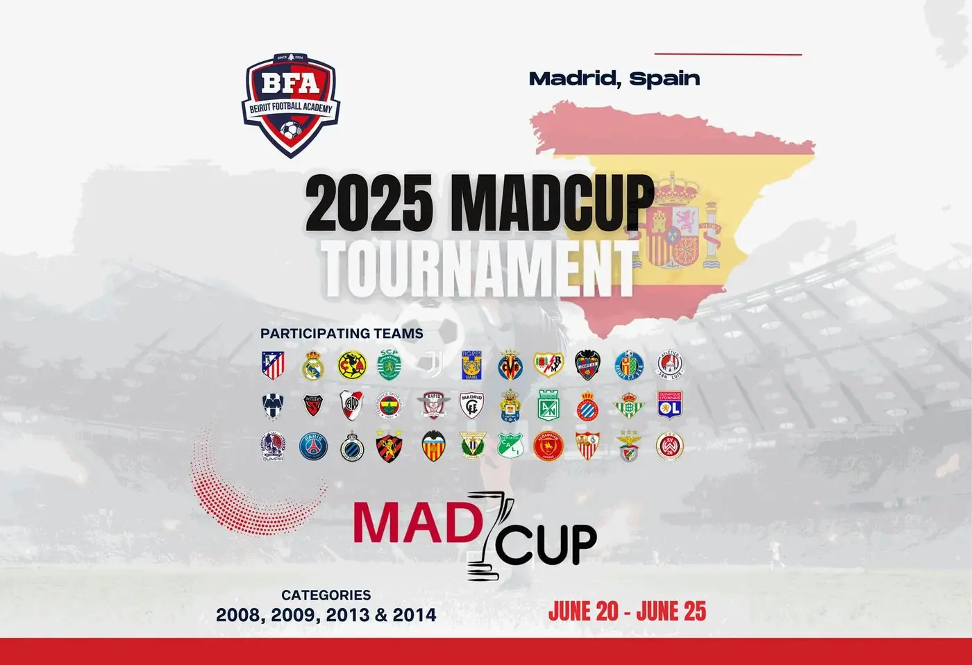 MadCup Tournament 2025 · Madrid, Spain